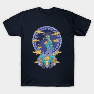 Ninja Girl Blue T-Shirt